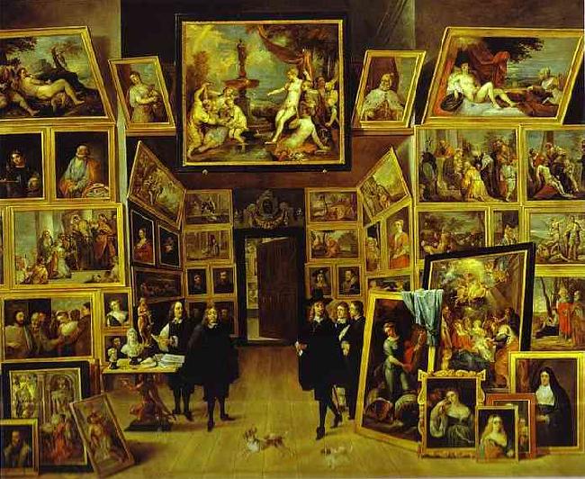    David Teniers Archduke Leopold William in his Gallery in Brussels China oil painting art